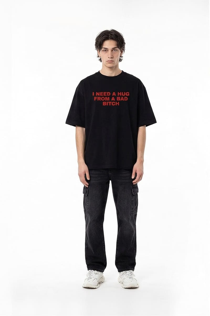 Forfksake Bad Bitch Therapy T-Shirt Black