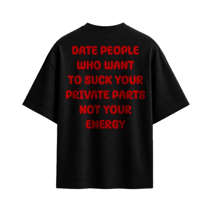 Forfksake Don't Drain Me T-Shirt Black