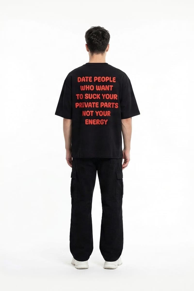 Forfksake Don't Drain Me T-Shirt Black