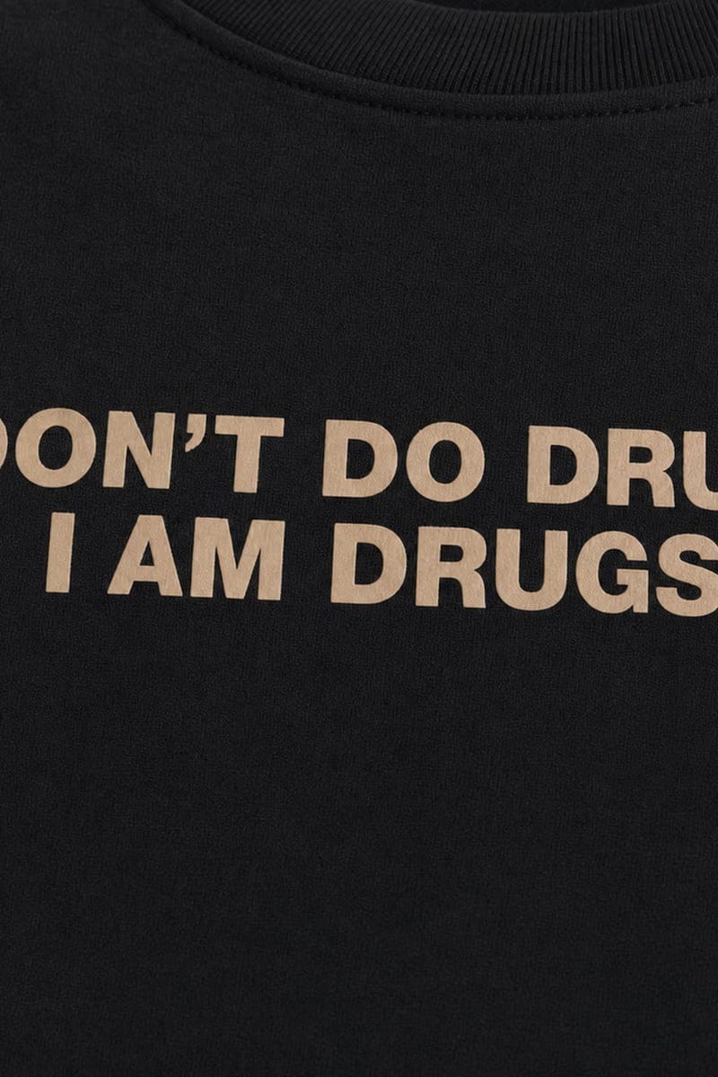 Forfksake I Am Drugs T-Shirt Black