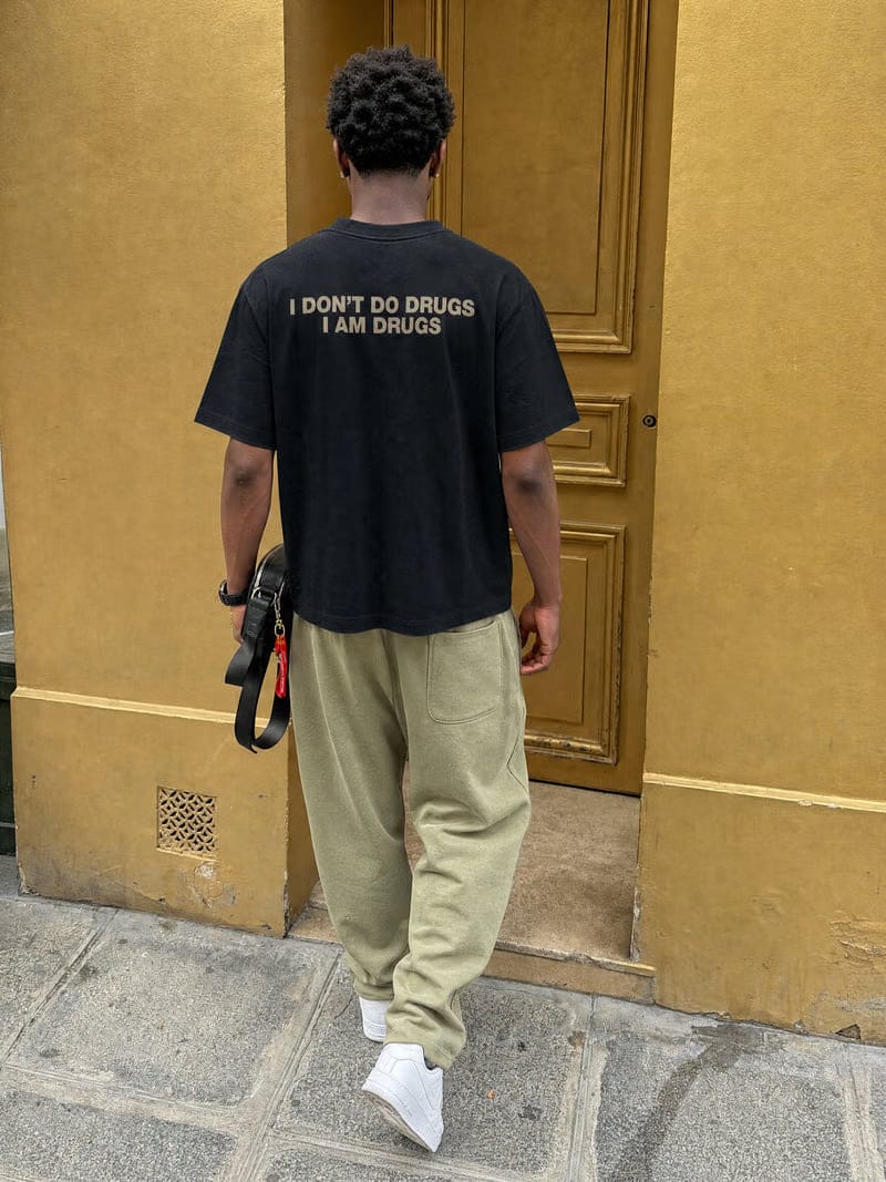 Forfksake I Am Drugs T-Shirt Black