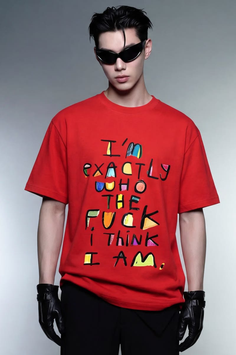 Forfksake I'm Exactly T-Shirt(red)