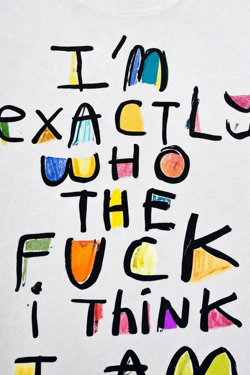 Forfksake I'm Exactly T-Shirt(white)