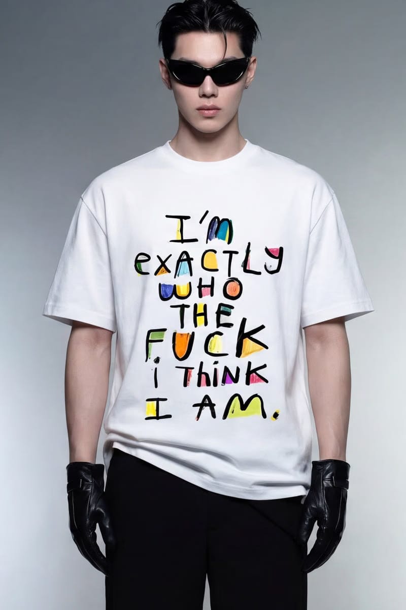 Forfksake I'm Exactly T-Shirt(white)