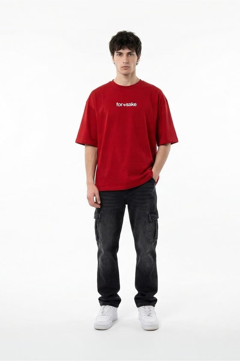 Forfksake Mentally Unstable T-Shirt Red