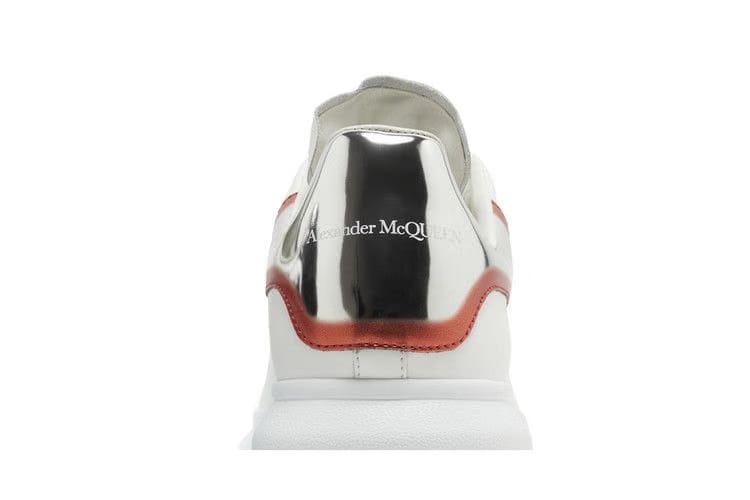 Alexander McQueen Oversized Sneaker White Silver Lust Red