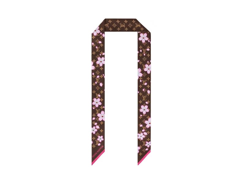 Louis Vuitton x Takashi Murakami Monogram Cherry Blossom Bandeau BB Sakura Brown
