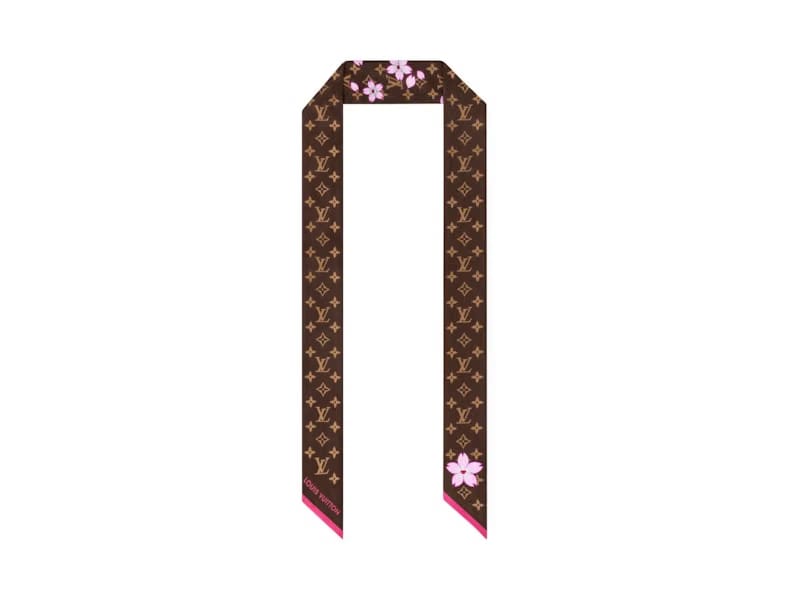 Louis Vuitton x Takashi Murakami Monogram Cherry Blossom Bandeau BB Sakura Brown