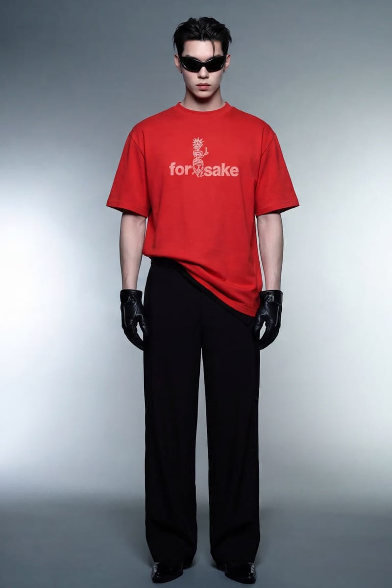Forfksake Real Friends Send Nudes T-Shirt(red)