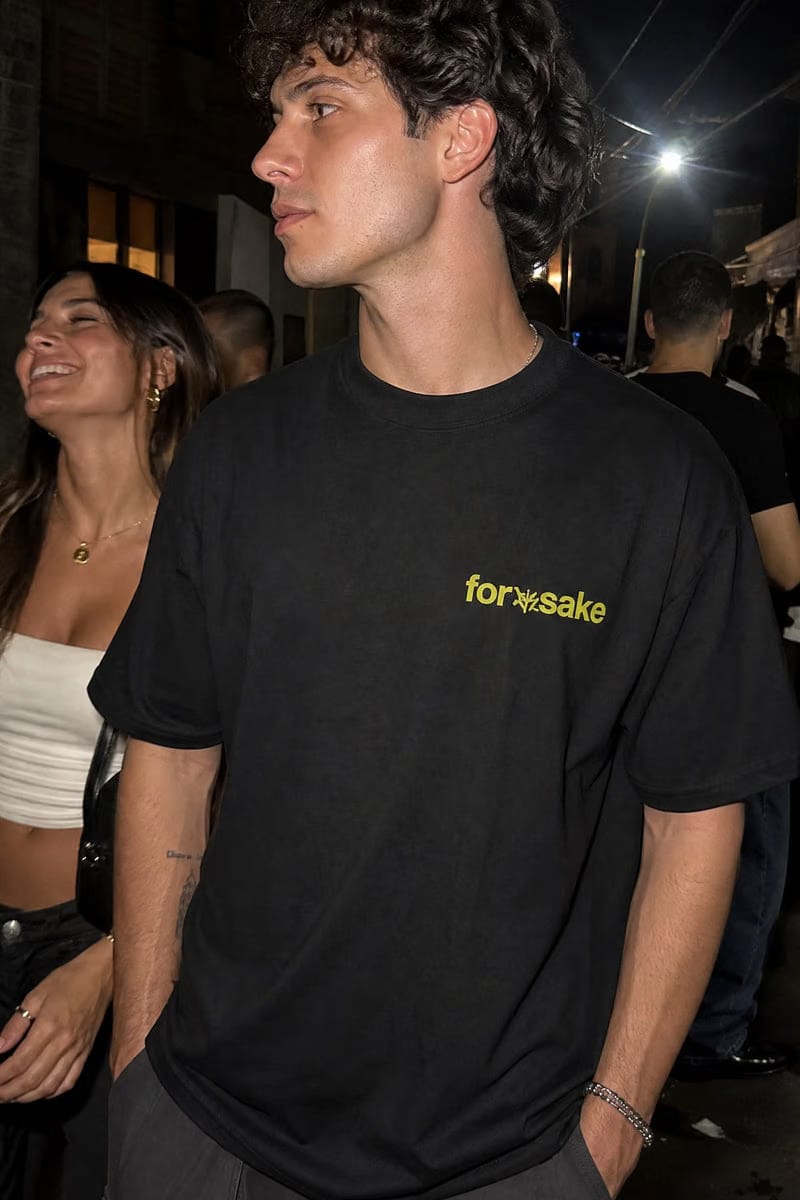 Forfksake Sometimes Grass Is Fake T-Shirt Black