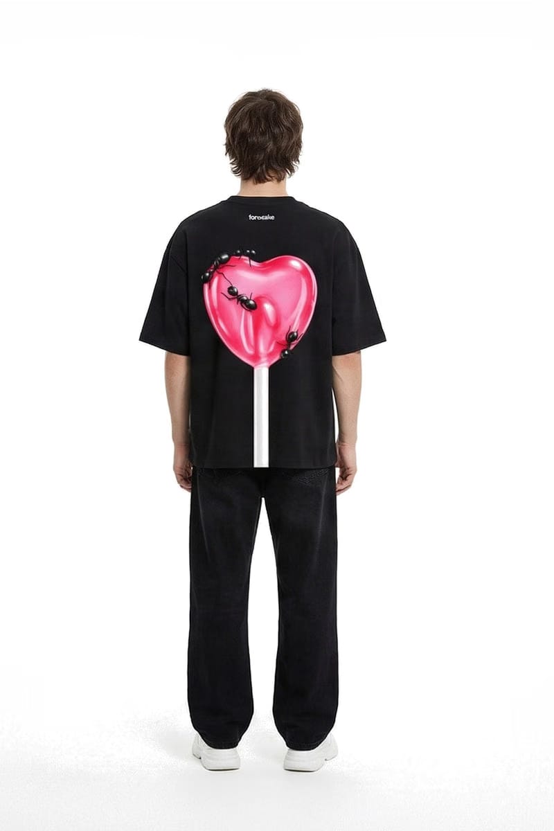 Forfksake Sweet Sticky Sins T-Shirt Black