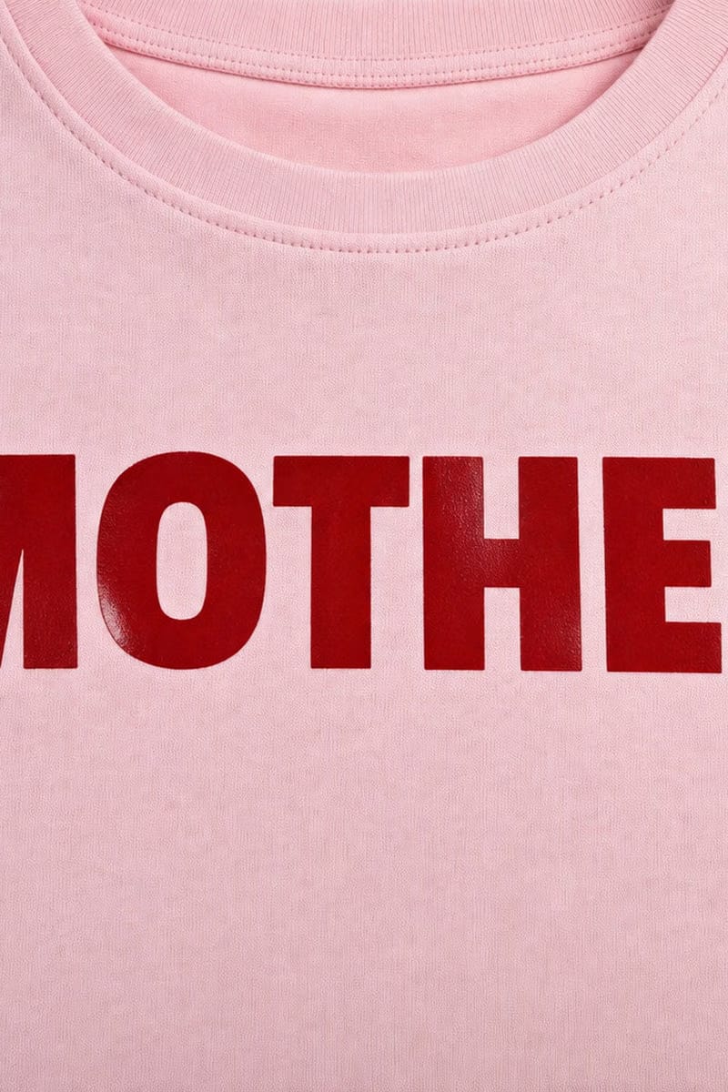 Forfksake Mother Pink Baby Tee