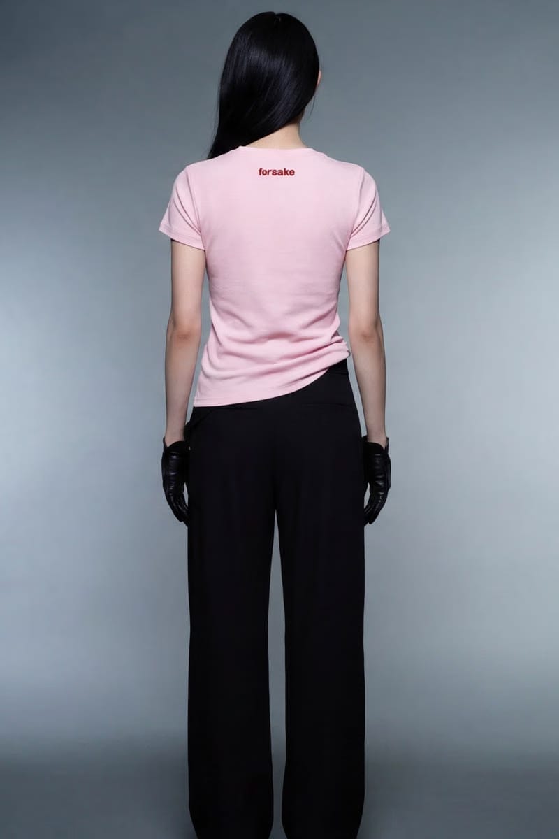 Forfksake Mother Pink Baby Tee