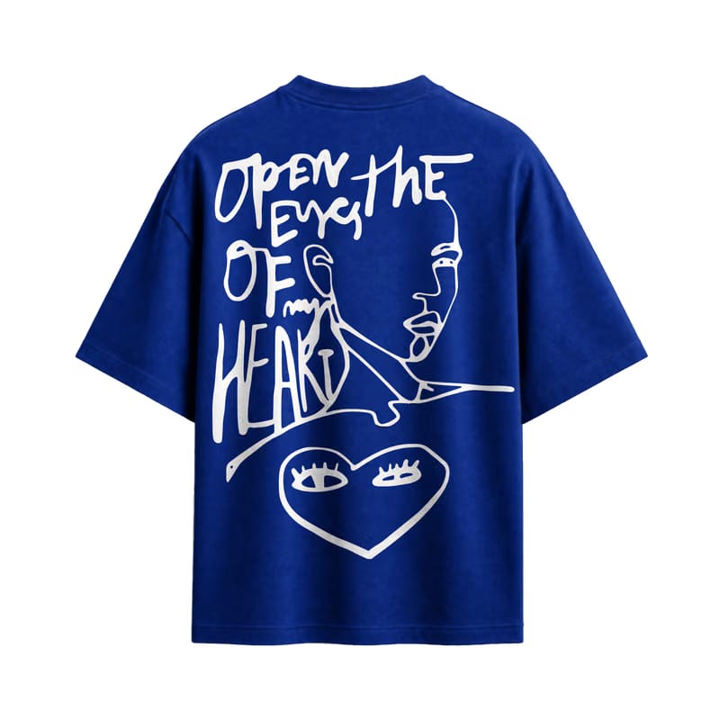 Forfksake Open Eyes Blue T-Shirt