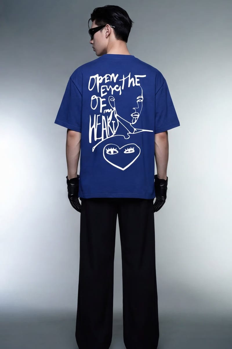 Forfksake Open Eyes Blue T-Shirt