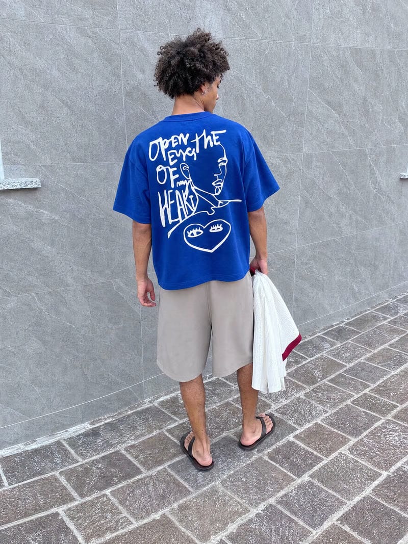 Forfksake Open Eyes Blue T-Shirt