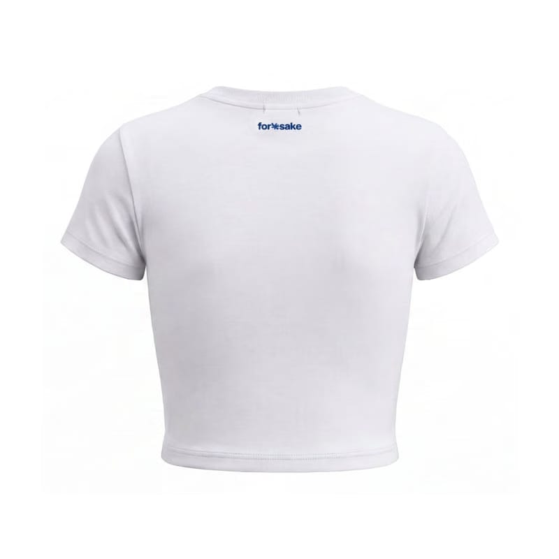 Forfksake Sexsi White Baby Tee