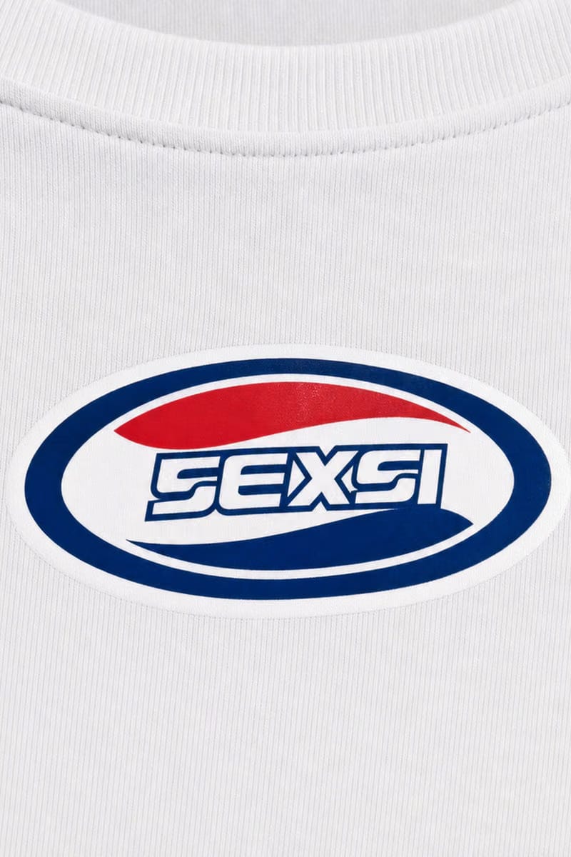 Forfksake Sexsi White Baby Tee