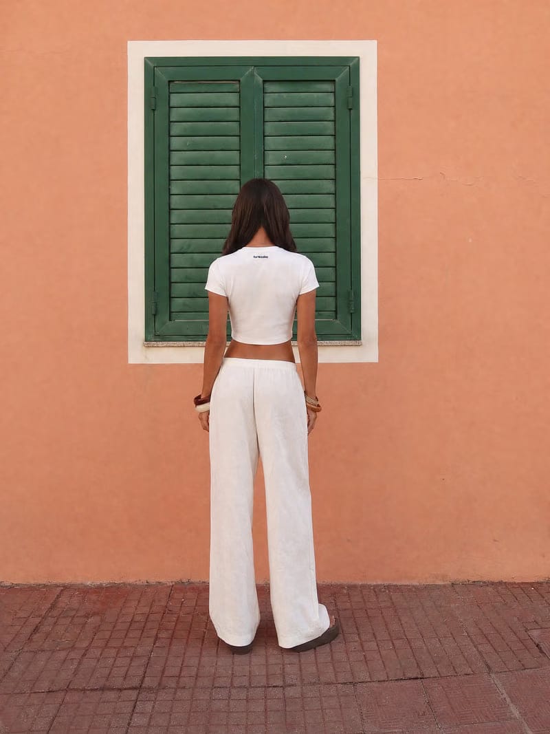 Forfksake Sexsi White Baby Tee