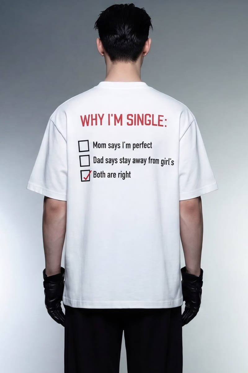 Forfksake Single White T-Shirt