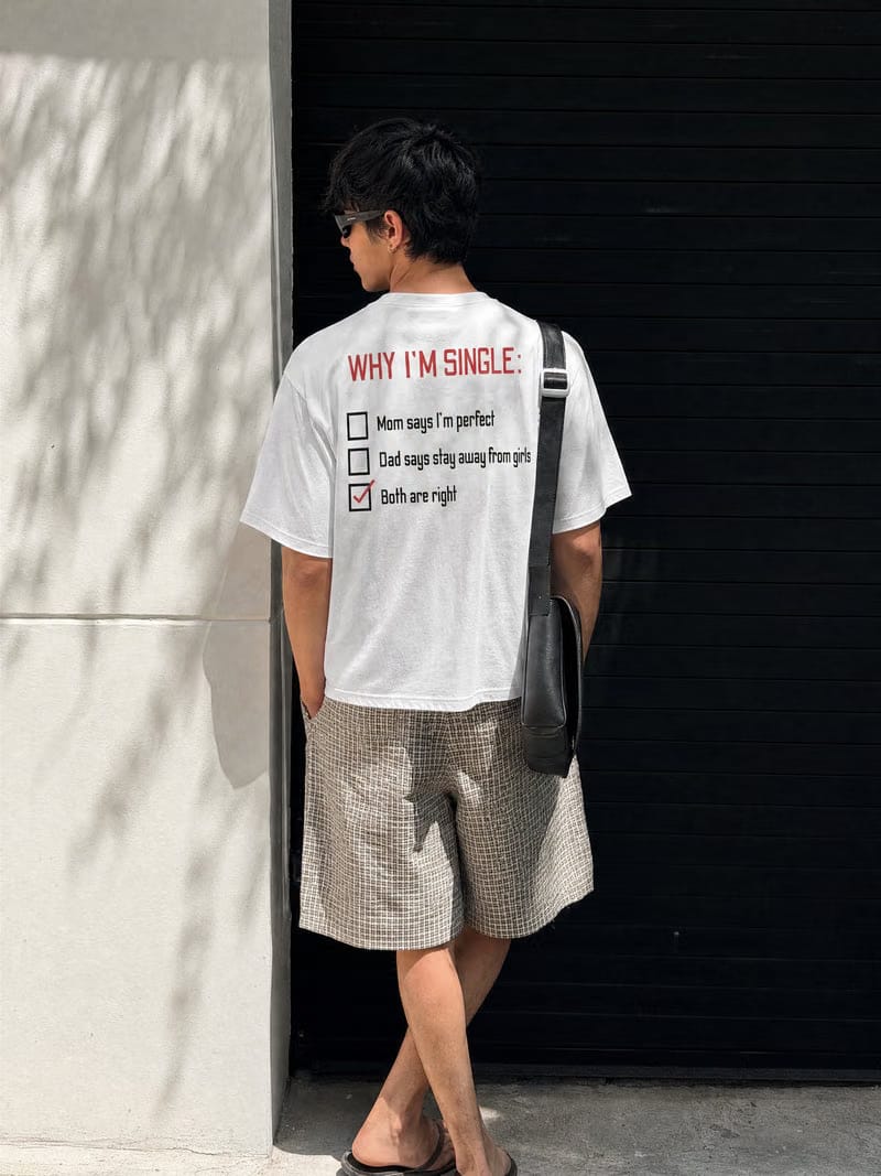 Forfksake Single White T-Shirt
