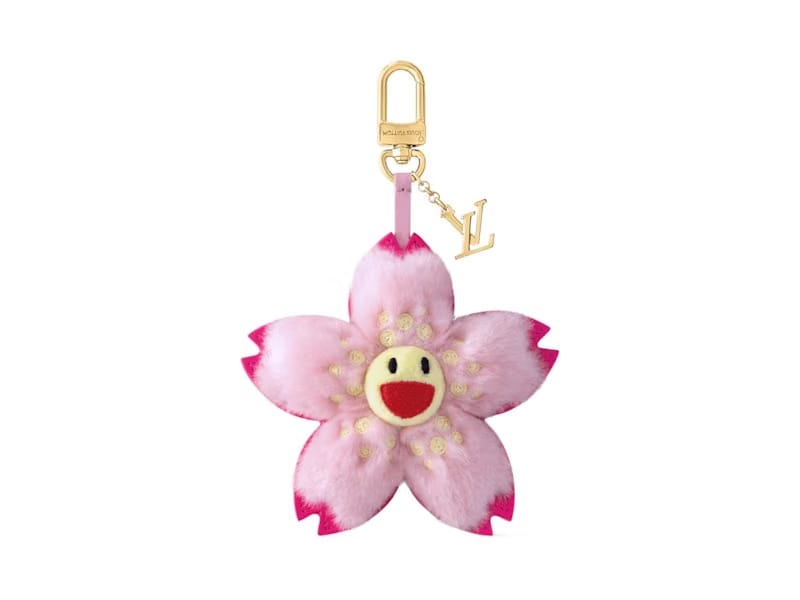 Louis Vuitton x Takashi Murakami Cherry Blossom Bag Charm Pink