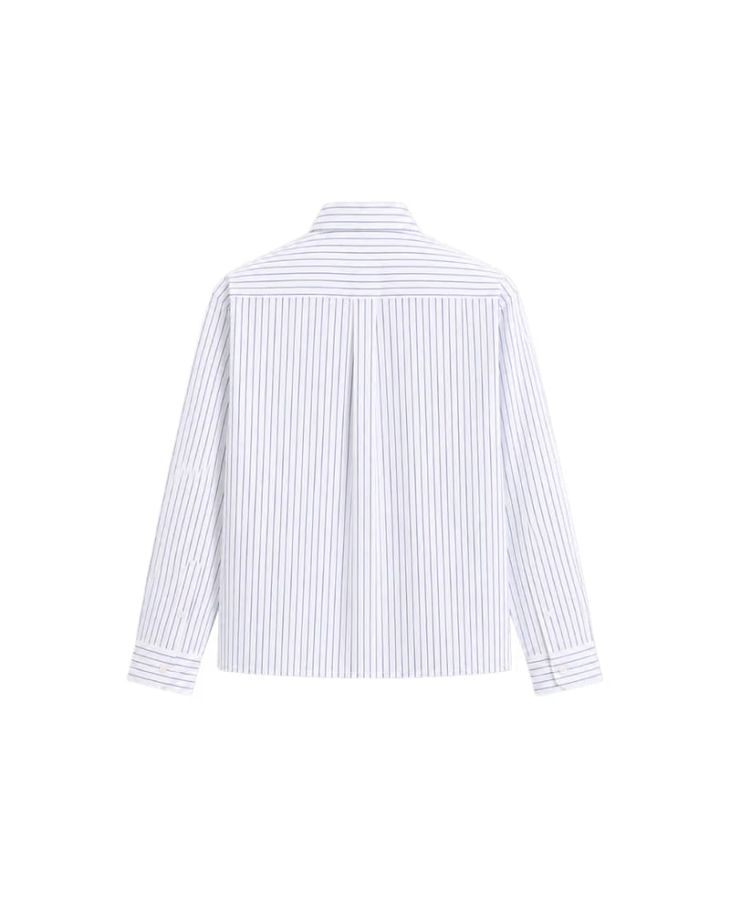 HASHWAY ARCHIVES STRIPED SHIRT - WHITE