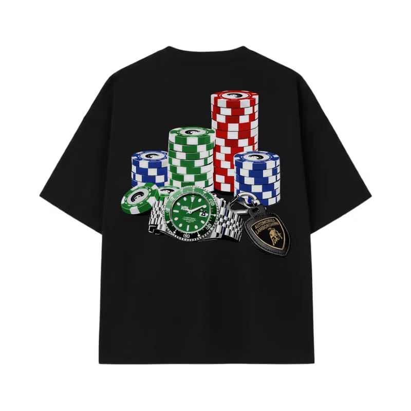 Blacklist Casino Royale Lambo Edition Black Statement T-Shirt
