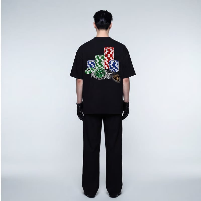 Blacklist Casino Royale Lambo Edition Black Statement T-Shirt