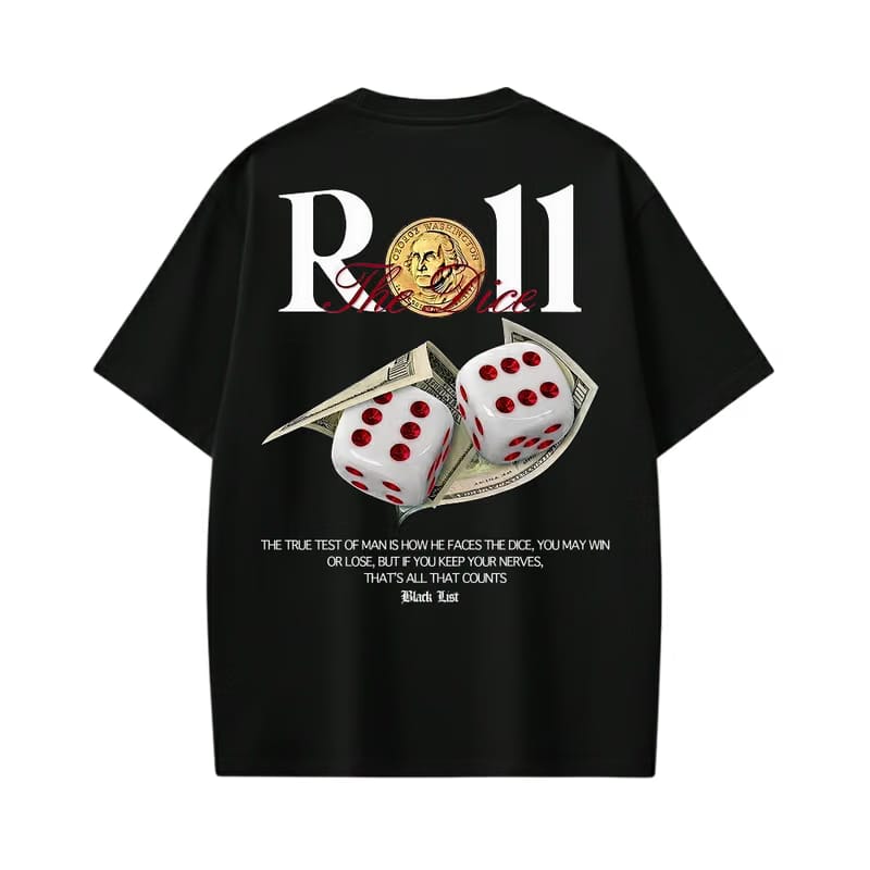 Roll the Dice Blacklist Black T-Shirt