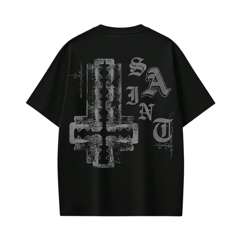 Saint Cross Blacklist Black T-Shirt