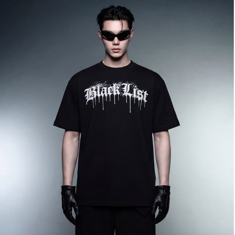 Saint Cross Blacklist Black T-Shirt