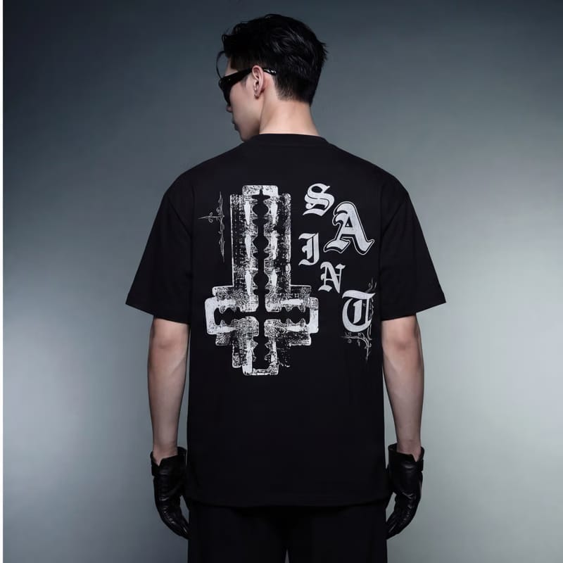 Saint Cross Blacklist Black T-Shirt