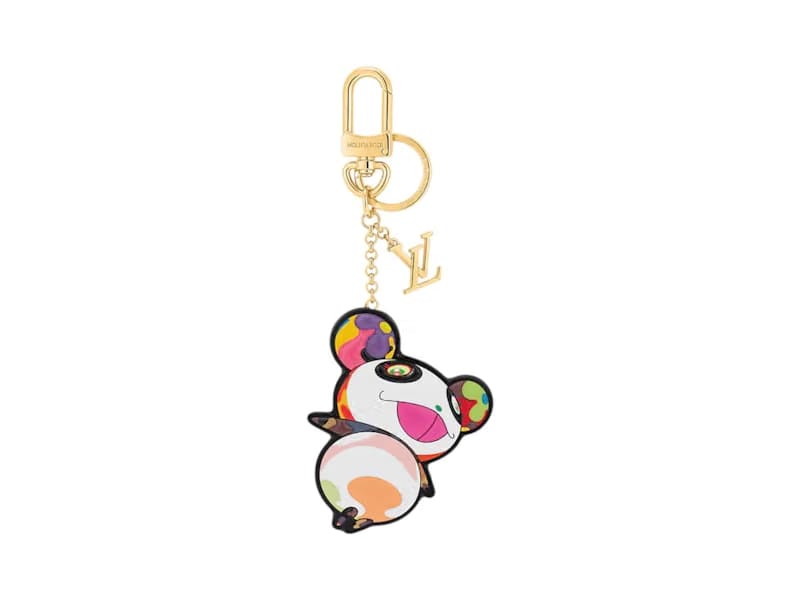 Louis Vuitton x Takashi Murakami Superflat Panda Key Holder Multicolor