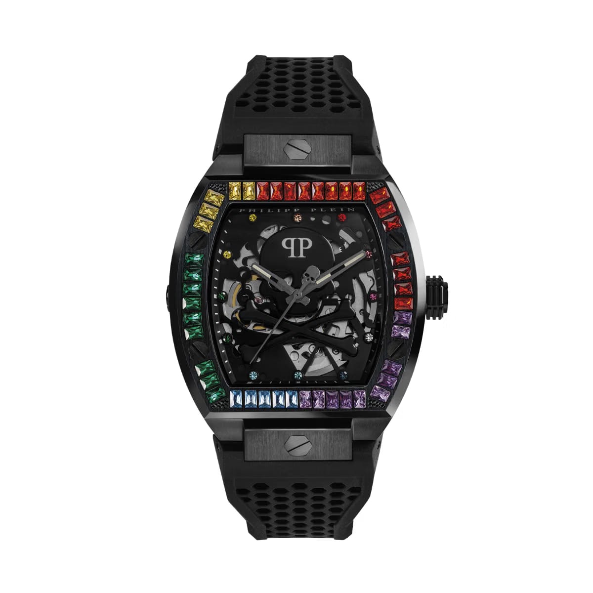 THE $KELETON Rainbow Watch with Crystals