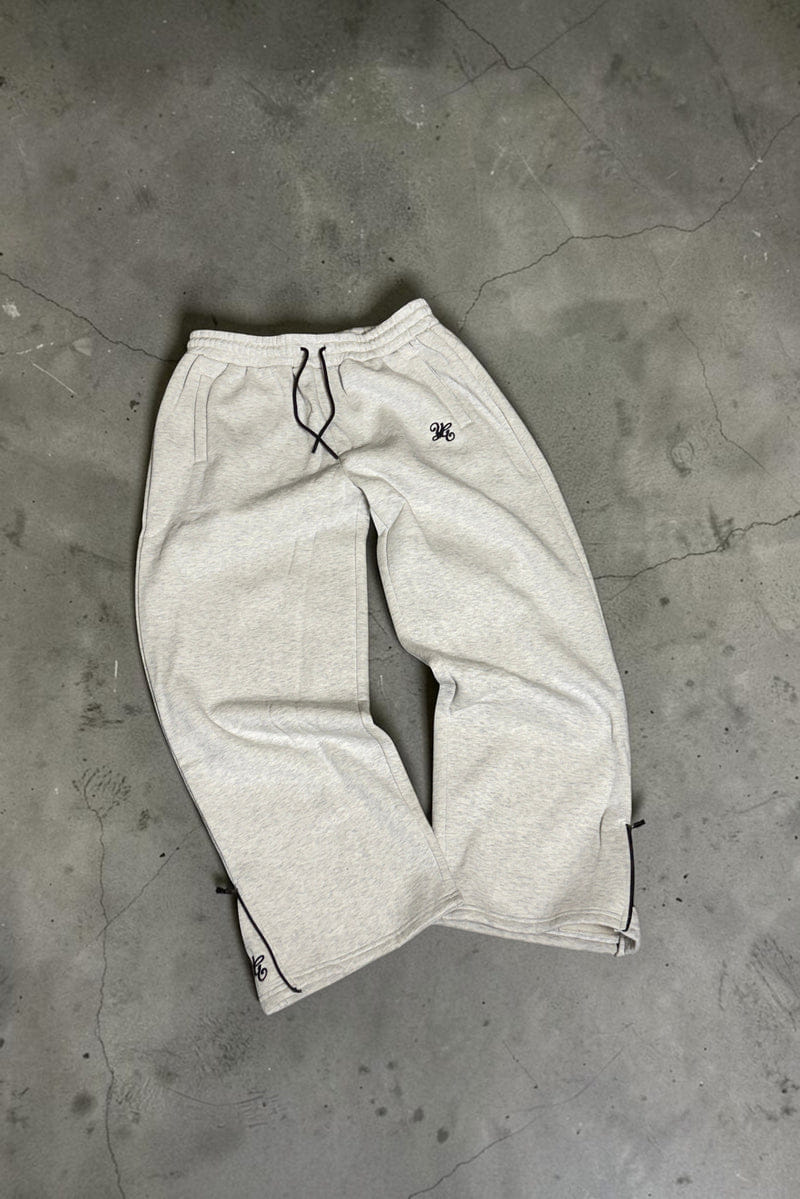 FLARED SWEATPANTS - WHITE