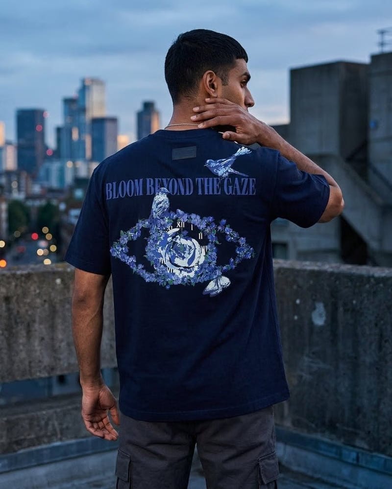The Wild Bloom T-Shirt | Blue