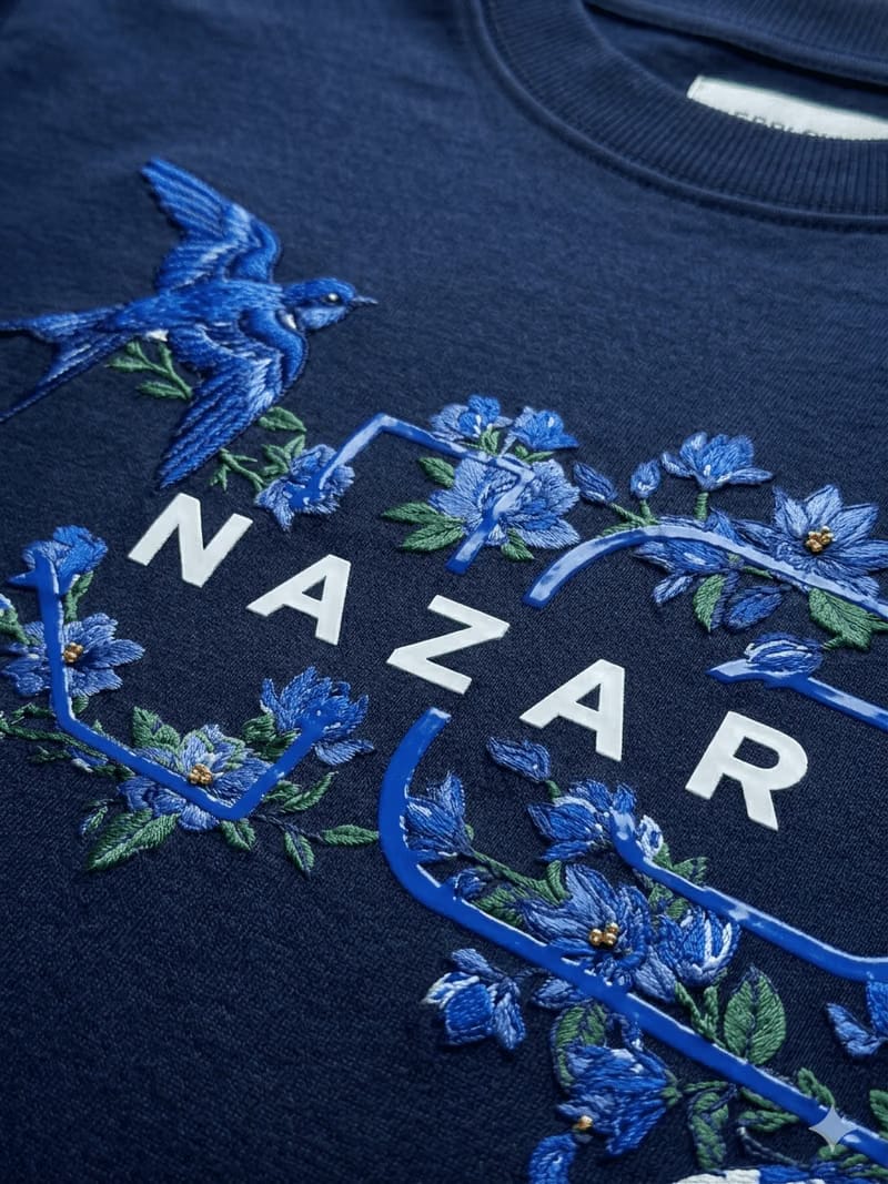 The Wild Bloom T-Shirt | Blue