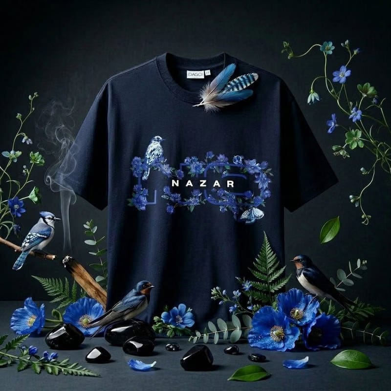 The Wild Bloom T-Shirt | Blue