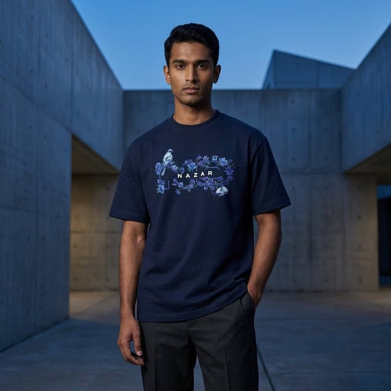 The Wild Bloom T-Shirt | Blue