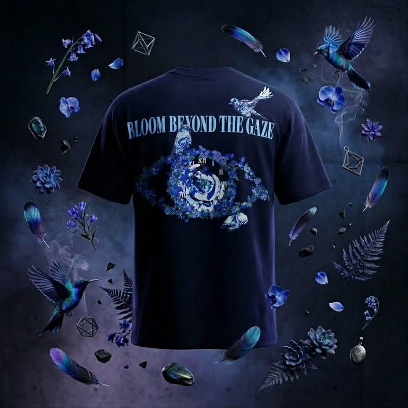 The Wild Bloom T-Shirt | Blue