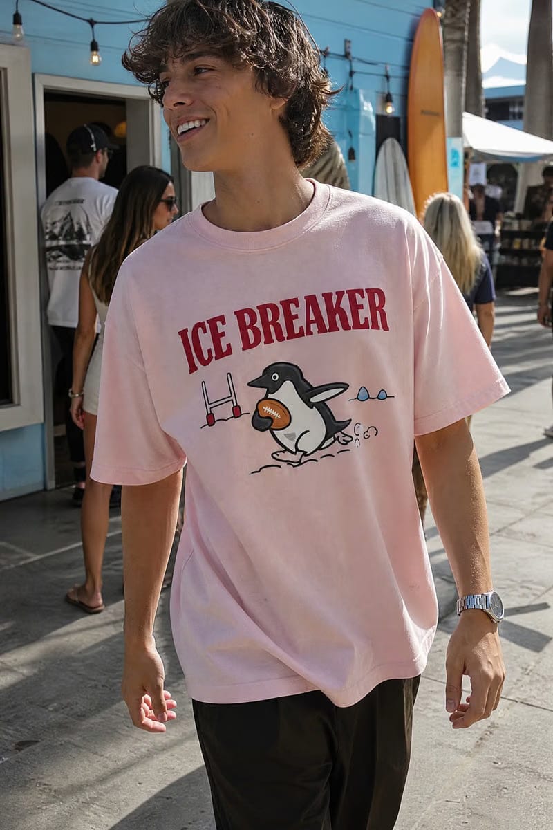 ICE BREAKER OFF SUPPLY PINK T-SHIRT