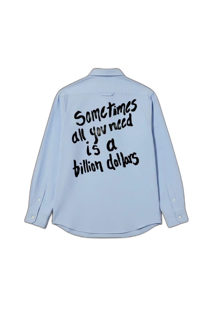 Smiling Cat-Sometimes All You Need Is a Billion Dollars Shirt(Blue)