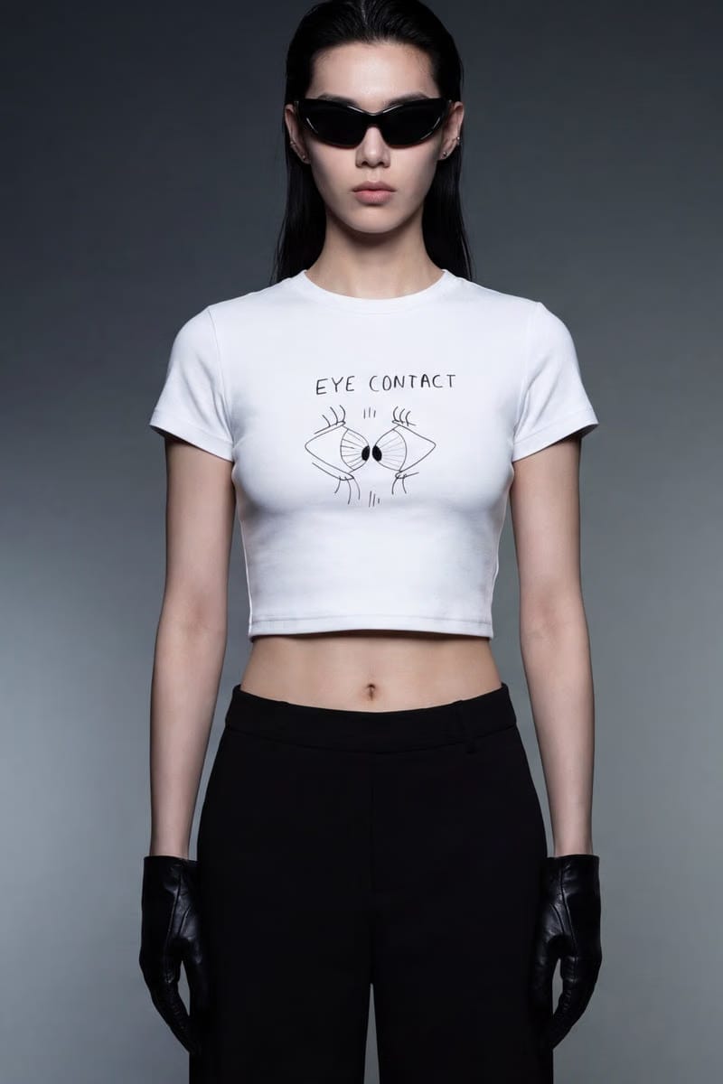 Forfksake Eye Contact Baby T-Shirt