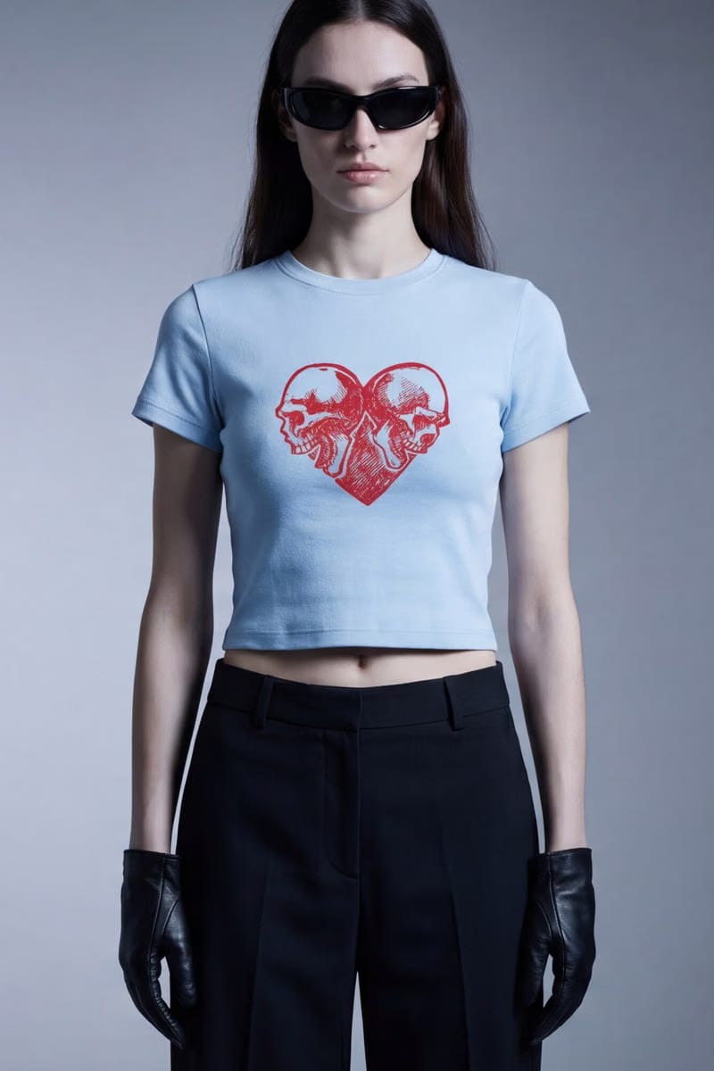 Forfksake Heart In The Skull Baby T-Shirt