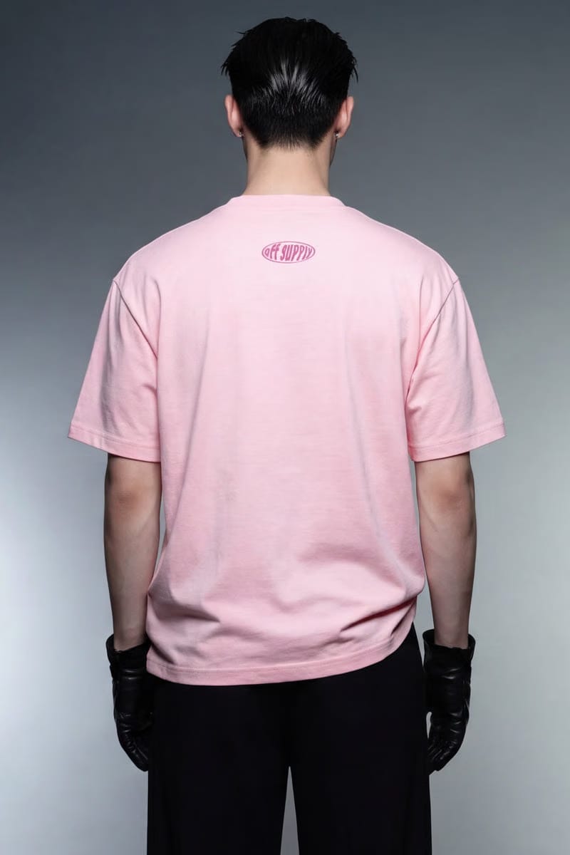PENGUINE OFF SUPPLY PINK T-SHIRT