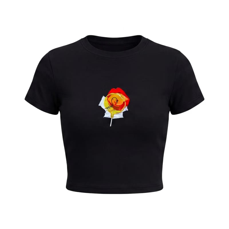 Forfksake Lick The Lollipop Baby Tee