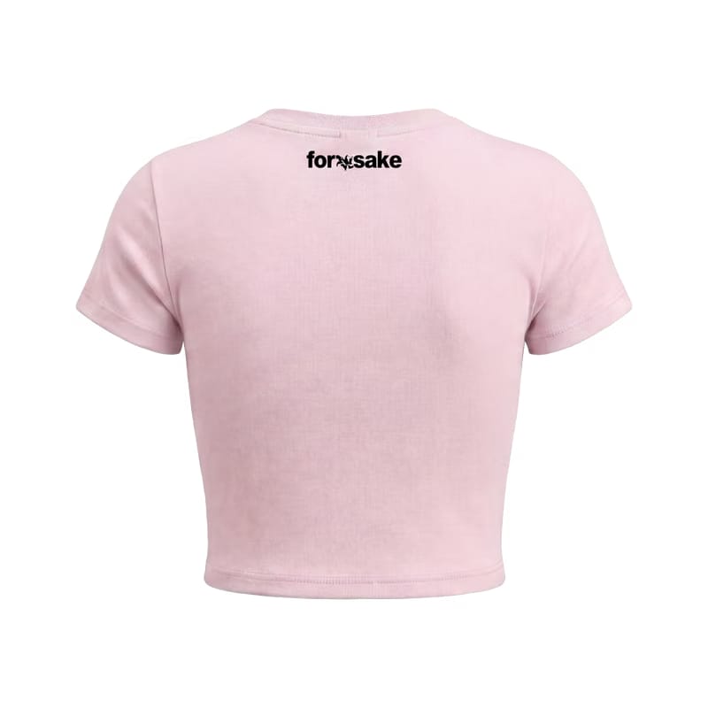Forfksake Red In My Eyes Baby Tee