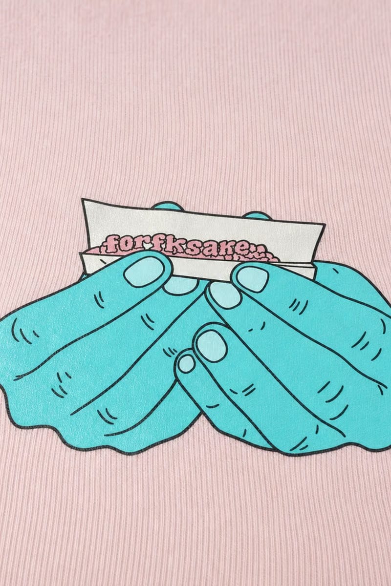 Forfksake Rolling Baby Tee(pink)