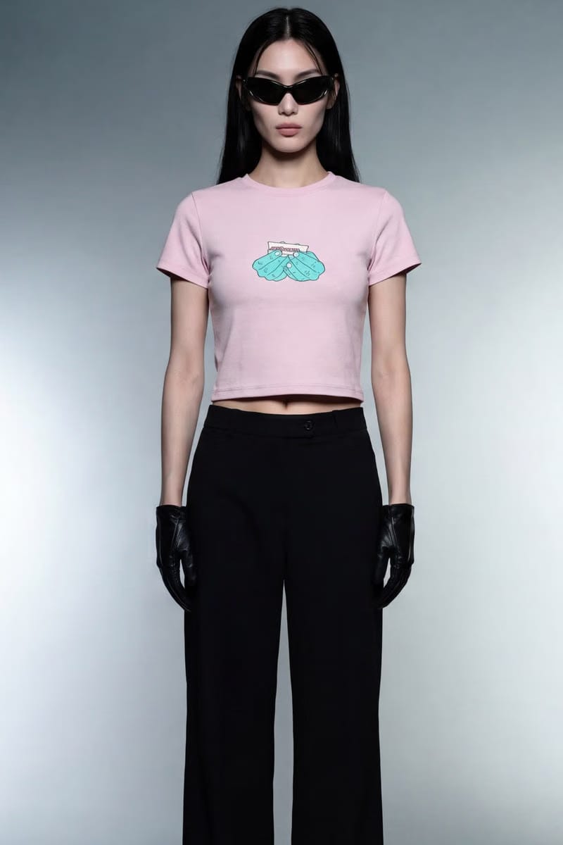 Forfksake Rolling Baby Tee(pink)